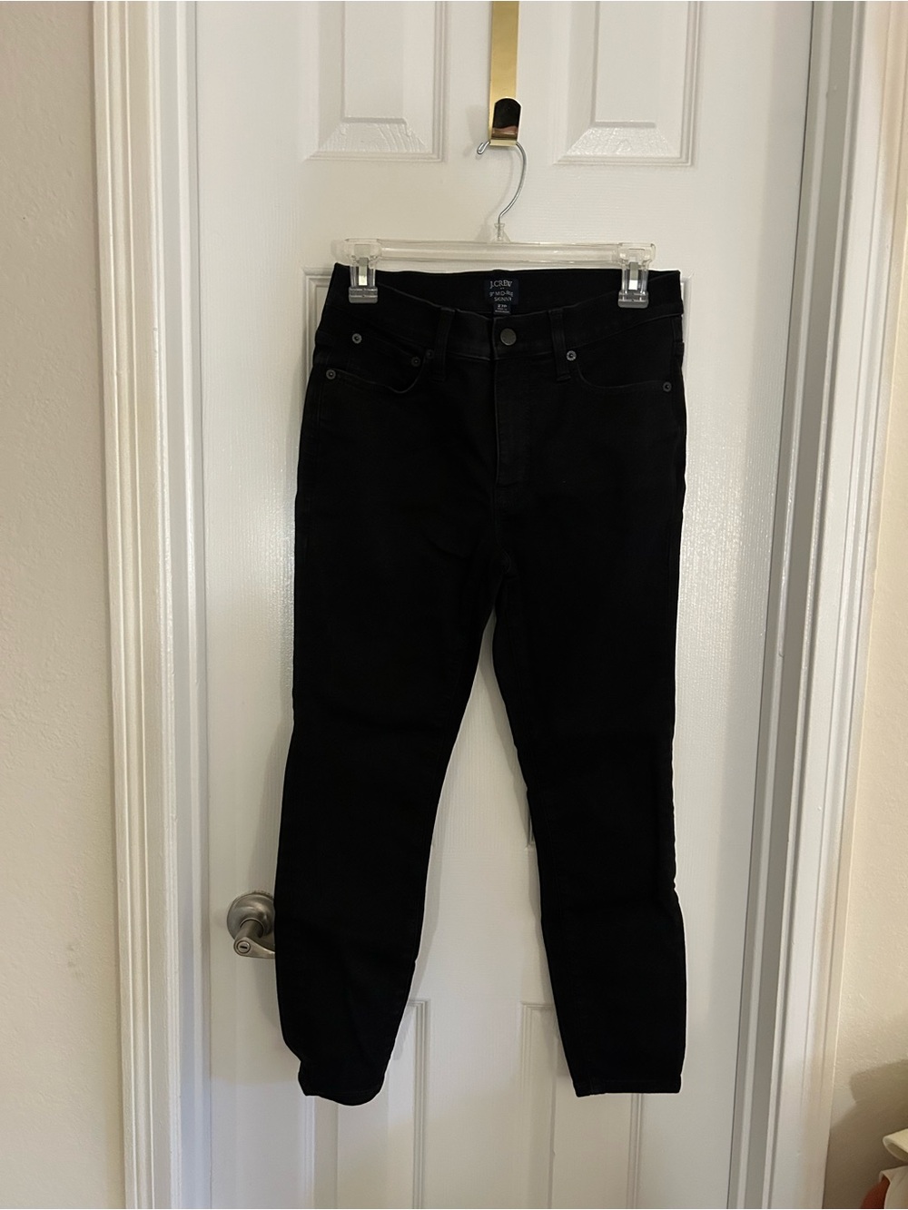 J. Crew Slim Black Skinny Jeans